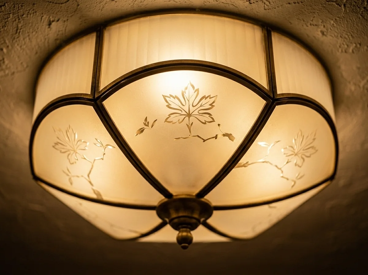 brass-flush-mount-ceiling-light-bottom-view