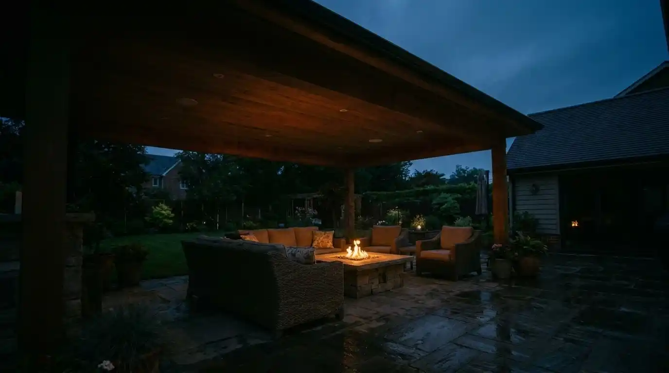 outdoor-patio-recessed-ceiling-lights-before
