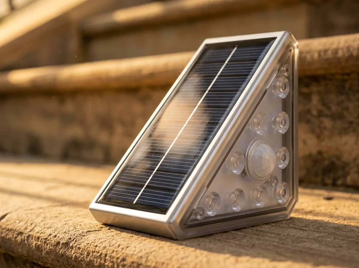 triangular-solar-step-light-close-up