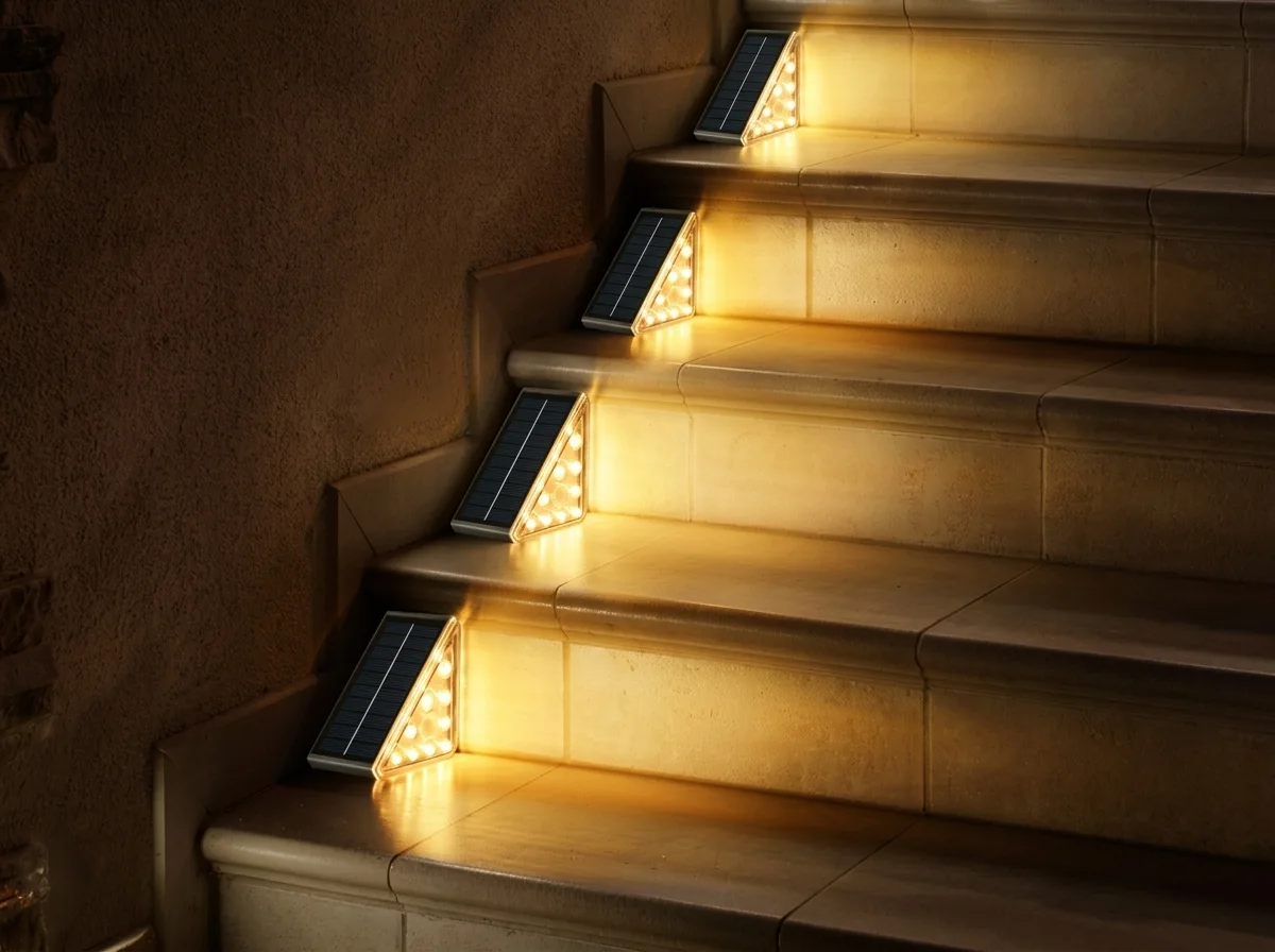 triangular-solar-step-lights-staircase