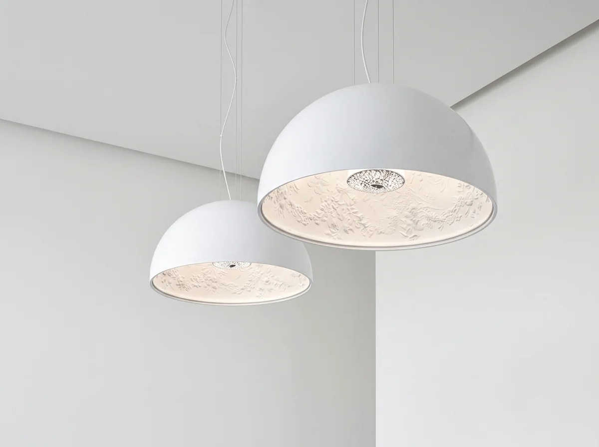 white-dome-pendant-light-pair-product-view